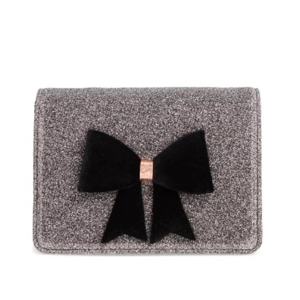 Ted Baker London Jeminna Velvet Bow Evening Bag